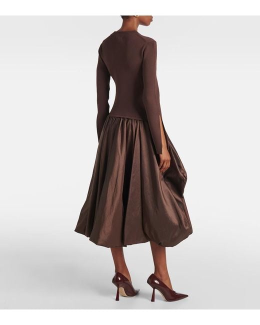 Jonathan Simkhai Brown Kenlie Dress