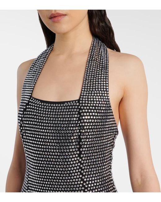 Area Gray Robe Mit Kristallen