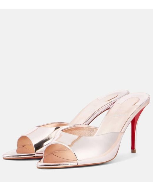 Mules Miss Z 80 di Christian Louboutin in Pink