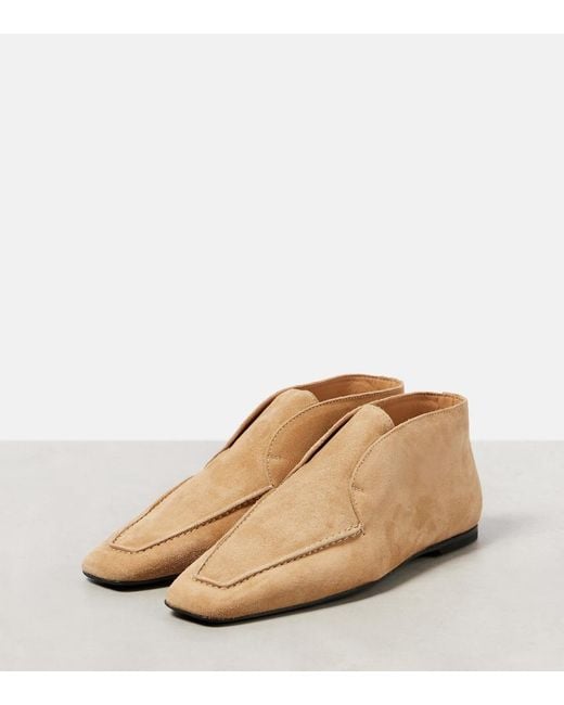 Totême Natural Desert Suede Boots