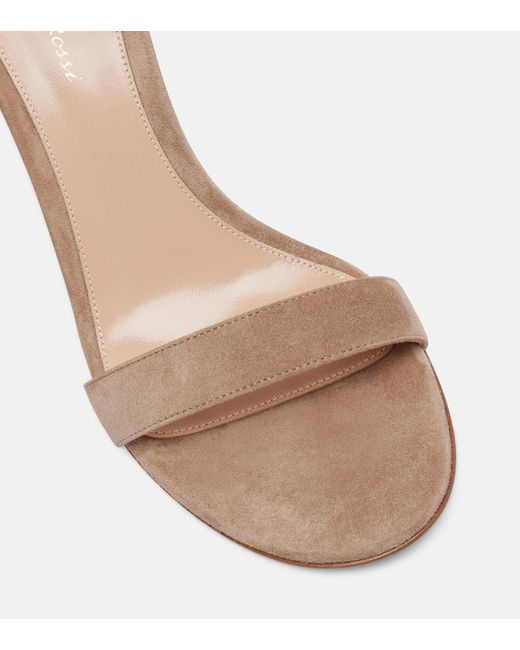 Sandali Portofino 85 di Gianvito Rossi in Brown