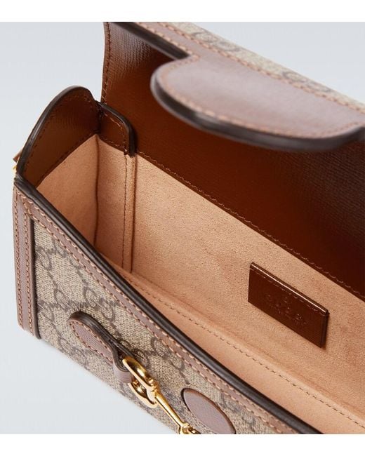 Gucci Multicolor Horsebit 1955 Mini Crossbody Bag for men