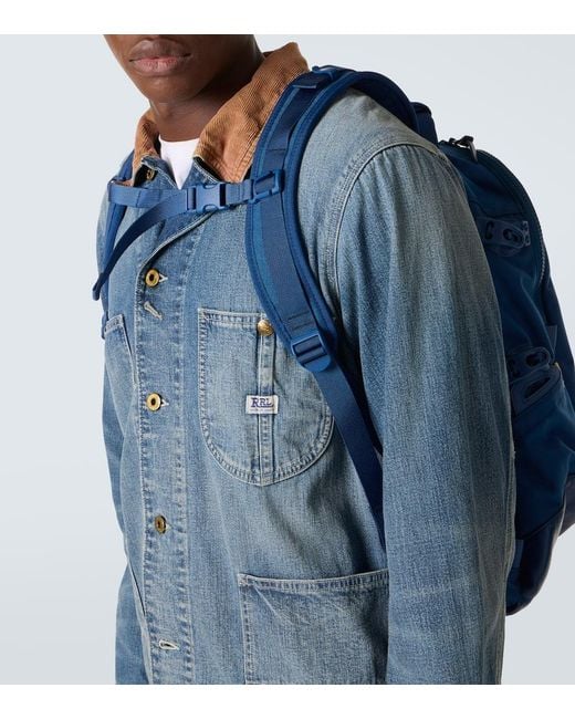 Visvim Rucksack Cordura 20L Mit Leder in Blue für Herren
