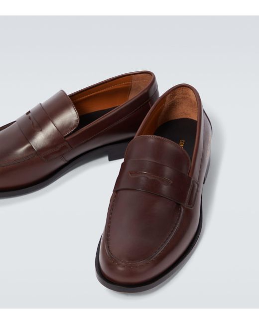 Common Projects Brown Leather Loafers for men