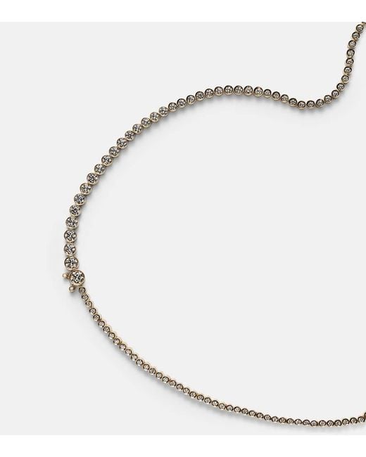 Collar Collier De Tennis De Oro De 18 Ct Con Diamantes Sophie Bille Brahe de color Metallic