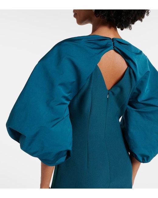 Safiyaa Green Verzierte Robe