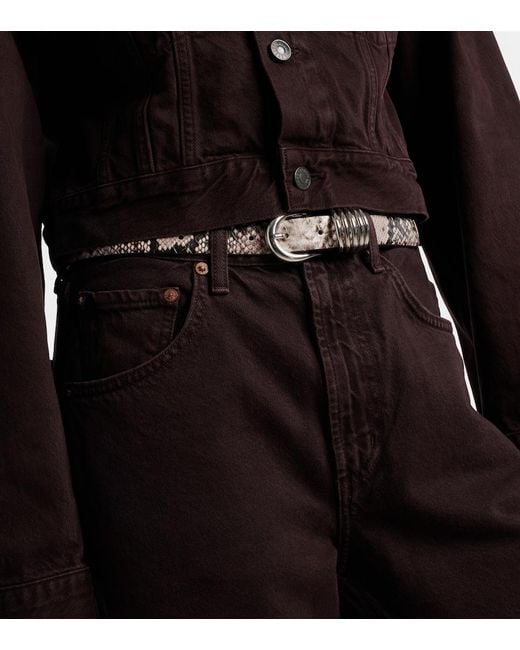 Agolde Brown Radley Denim Jacket