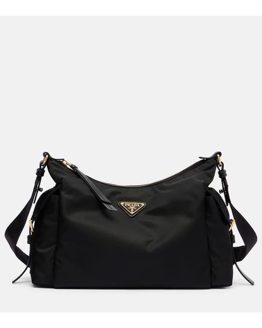 Prada Black Explore Re-Nylon Large Shoulder Bag