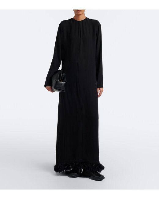 Plan C Black Robe Mit Federn