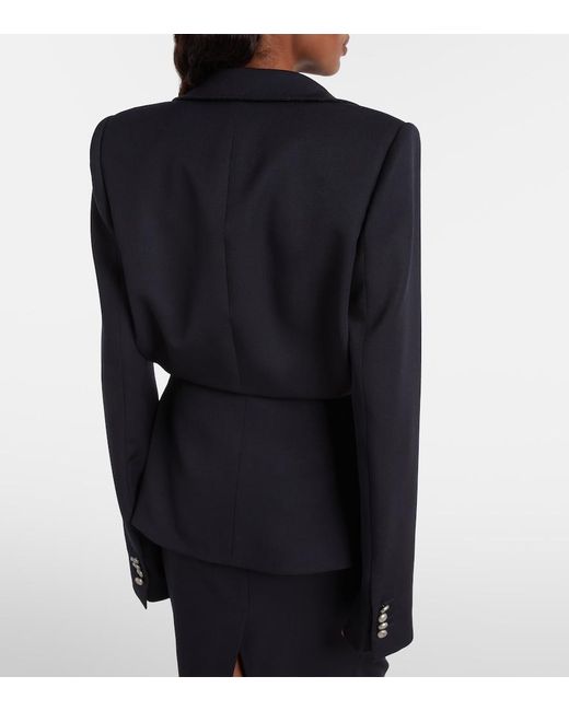 McQueen Blue Wool Blazer