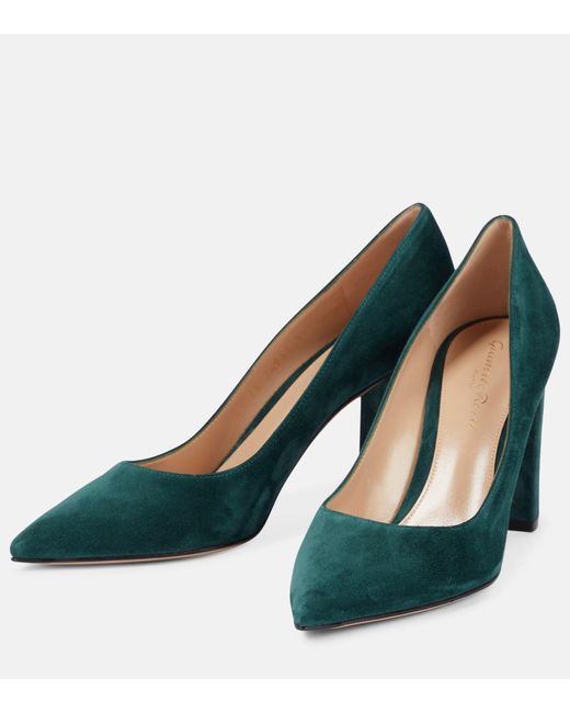 Gianvito rossi deals green suede pumps