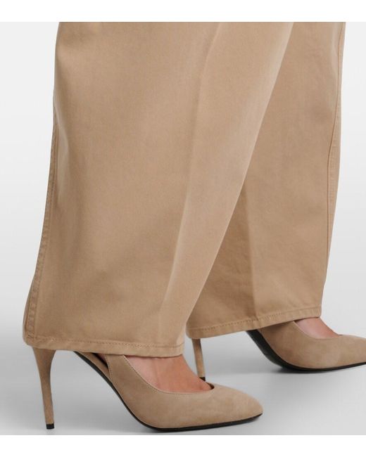 Alaïa Natural Cotton Cargo Pants