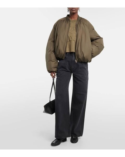 Citizens of Humanity Blue Maritzy High-Rise Wide-Leg Jeans