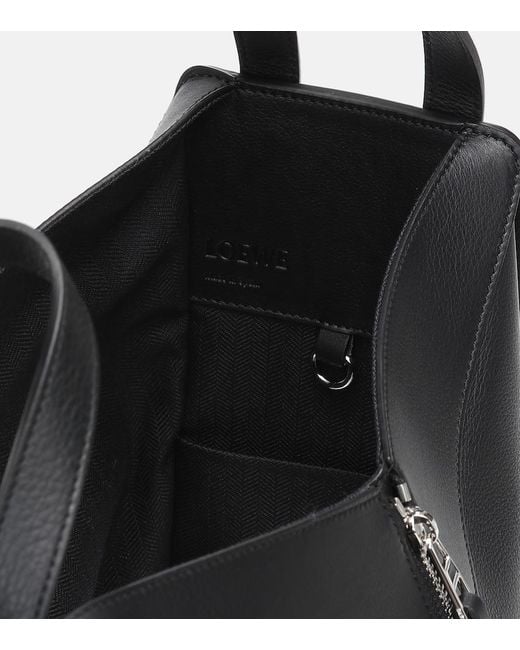 Loewe Black Hammock Small Leather Top-Handle Bag
