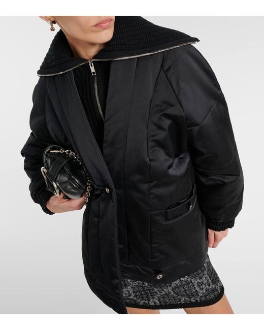 Gucci Black Oversized Bomber Jacket