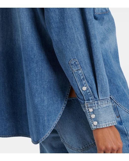 Citizens of Humanity Blue Kayla Denim Shirt