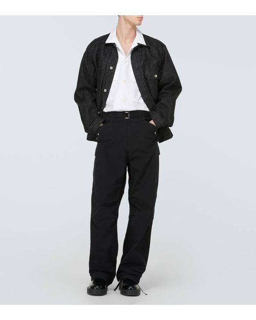 X Thomas Mason - Camicia in popeline di Sacai in White da Uomo