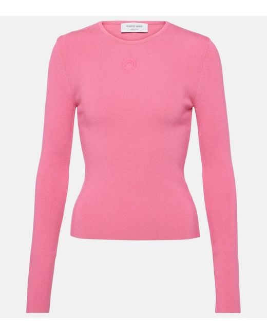 Top Core MARINE SERRE en coloris Pink