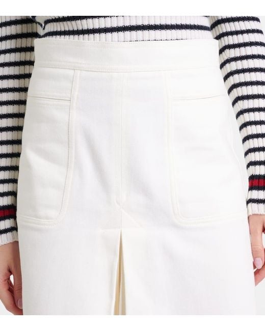 Max Mara White Midirock Renoir Aus Baumwolle