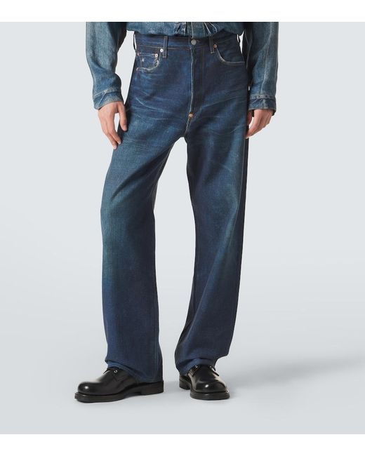 Junya Watanabe Blue X Levi's Wide-Leg Jeans for men