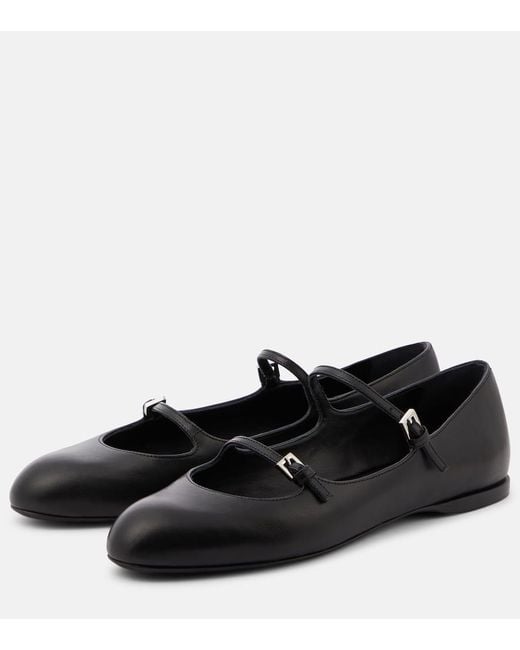 ローファー・オックスフォード Max Mara Derby Women's Leather Black Max Mara Black Leather Oxfords And Derby | theFeinheit