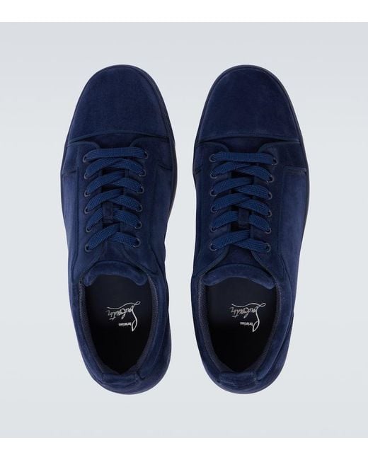 Christian Louboutin Blue Louis Junior Flat Sneakers for men