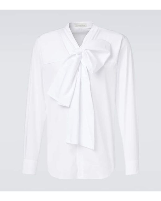 Camicia di Dries Van Noten in White da Uomo