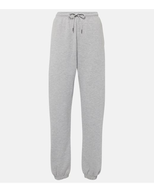 Alo Yoga Gray Chill Cotton-blend Sweatpants