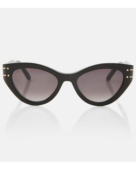 Dior Brown Diorsignature B7I Cat-Eye Sunglasses