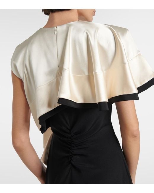 Altuzarra Black Topolino Silk Gown