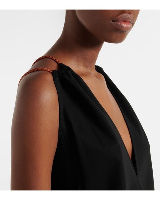 Mono De Crepe De Algodon Plan C de color Black