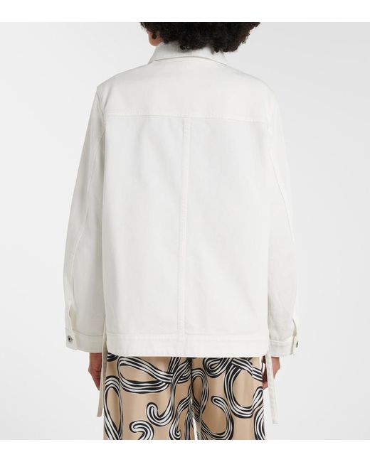 Loewe White Paula's Ibiza Denim Jacket