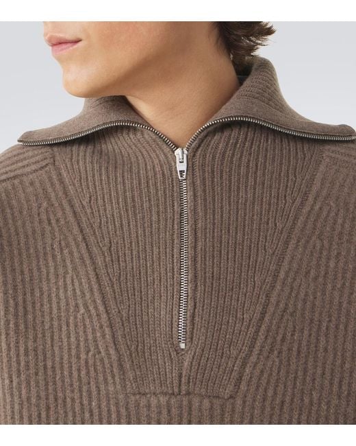 Jil Sander Brown Wool Sweater for men
