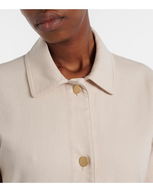 Max Mara Natural Amelia Cotton Shirt Dress