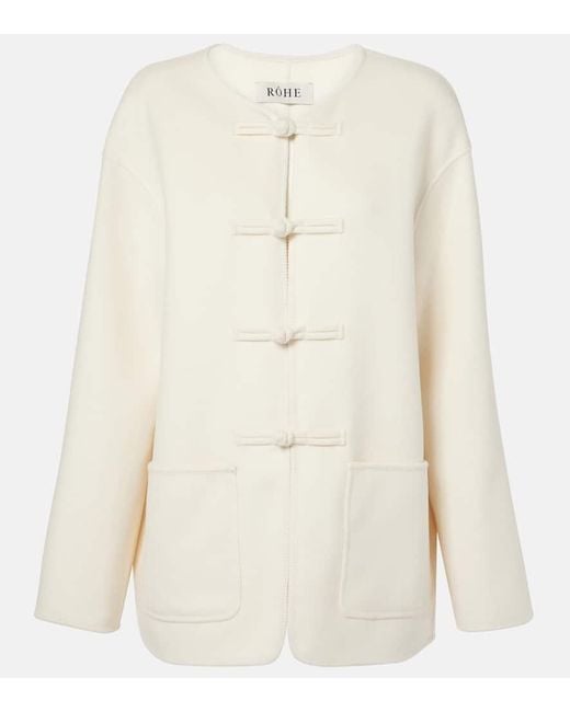 Rohe Natural Marie Wool Jacket