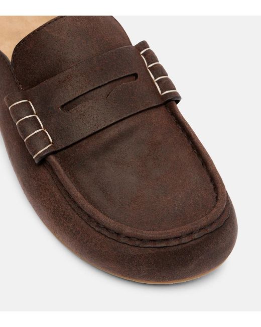 J.W. Anderson Brown Suede Mules