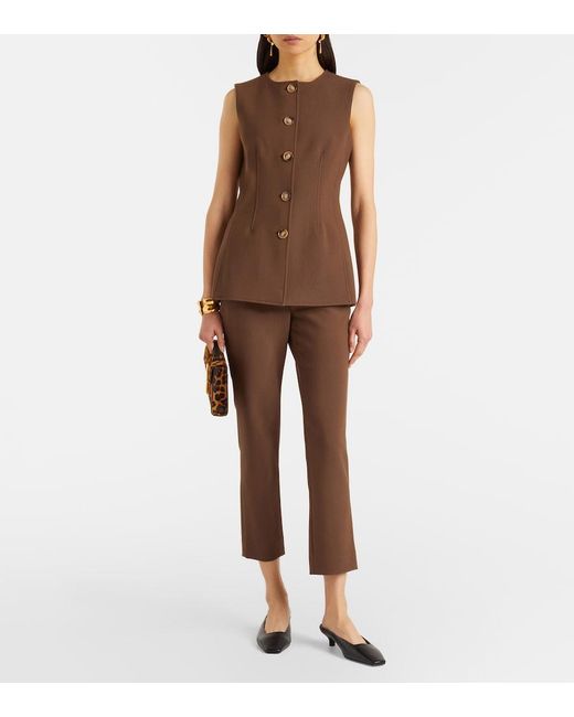 Chaleco Jessup Veronica Beard de color Brown