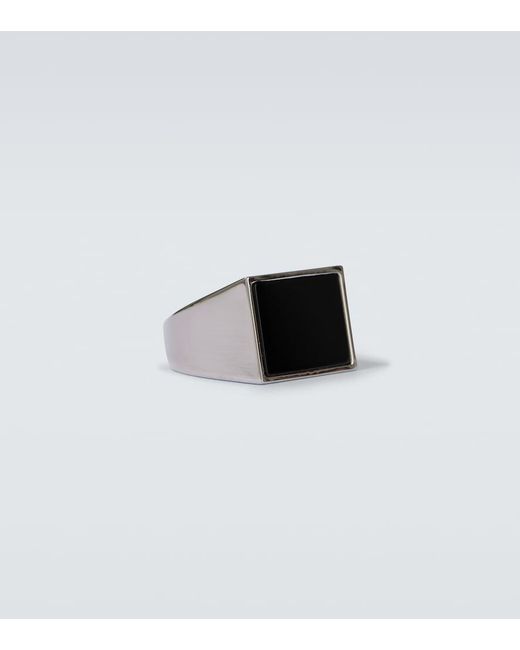 Dries Van Noten Ring in Black für Herren