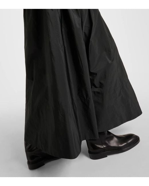 Max Mara Black Maxirock Lirica Aus Taft