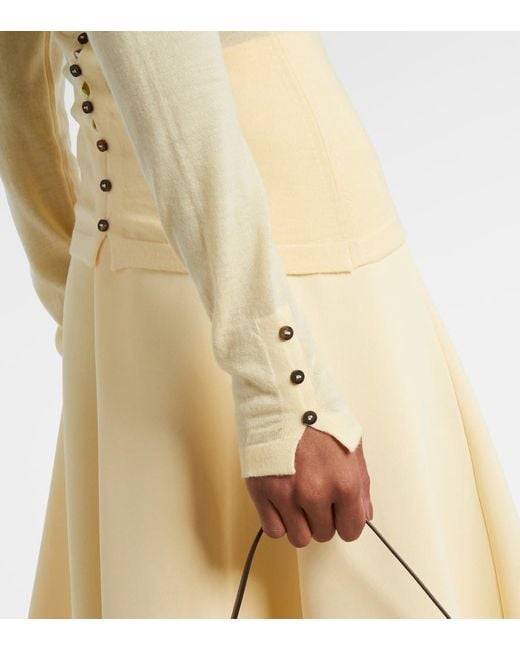 Jacquemus Natural Polopullover Aus Wolle