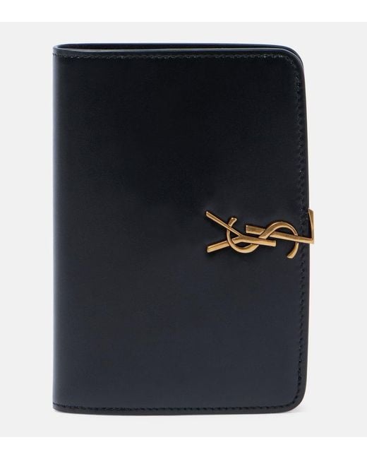 Portacarte Voltaire Cassandre di Saint Laurent in Black
