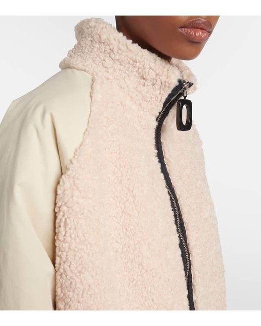 J.W. Anderson Natural Jacke Aus Fleece
