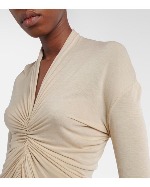 Rick Owens Natural Radiance Gathered Top