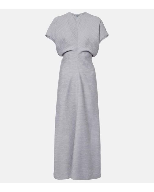 Totême  Gray Maxikleid
