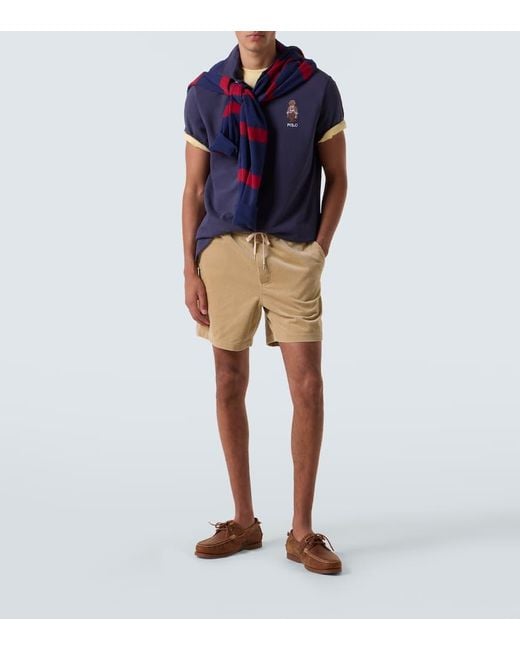 Polo Ralph Lauren Polohemd Polo Bear Aus Baumwoll-Pique in Blue für Herren