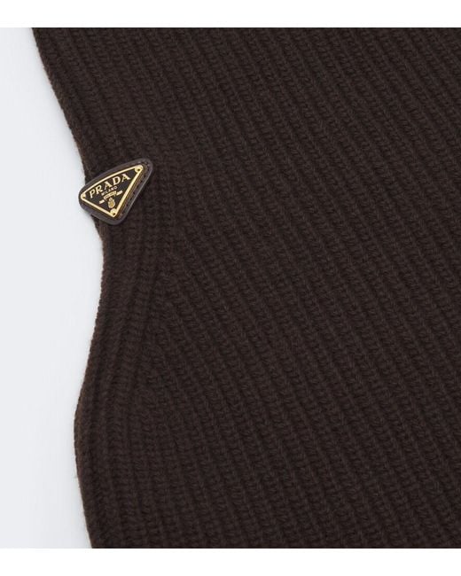 Cappuccio di Prada in Brown