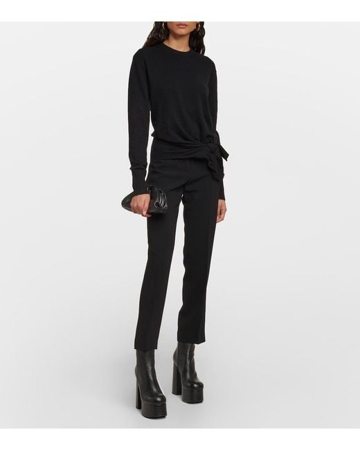 Altuzarra Black Todd Mid-Rise Pants