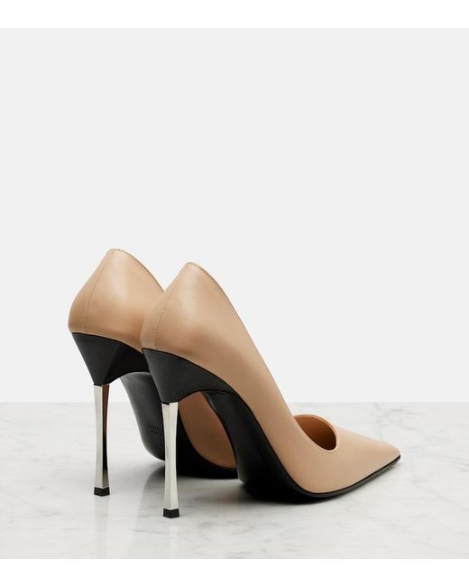 Gucci Natural Bombshell Leather Pumps