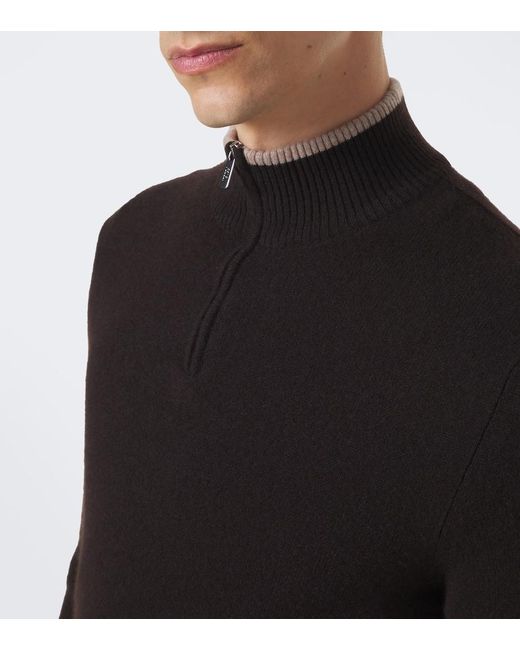 Fedeli Pullover Aus Cashmere in Black für Herren