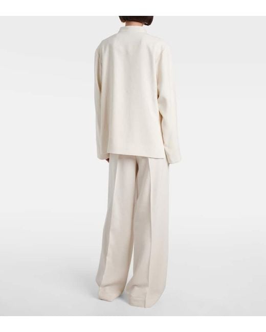 Rohe White Jacke Marie Aus Crepe